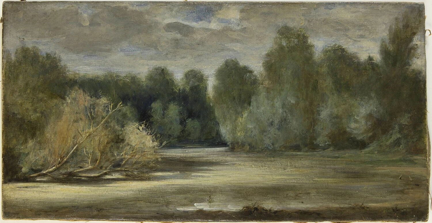 Lo stagno (il Louroux in Touraine) - Museo del Louvre, Parigi